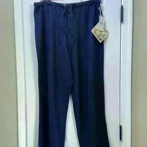 Havana Jacks Cafe Straight Pants Military Blue PL NWT